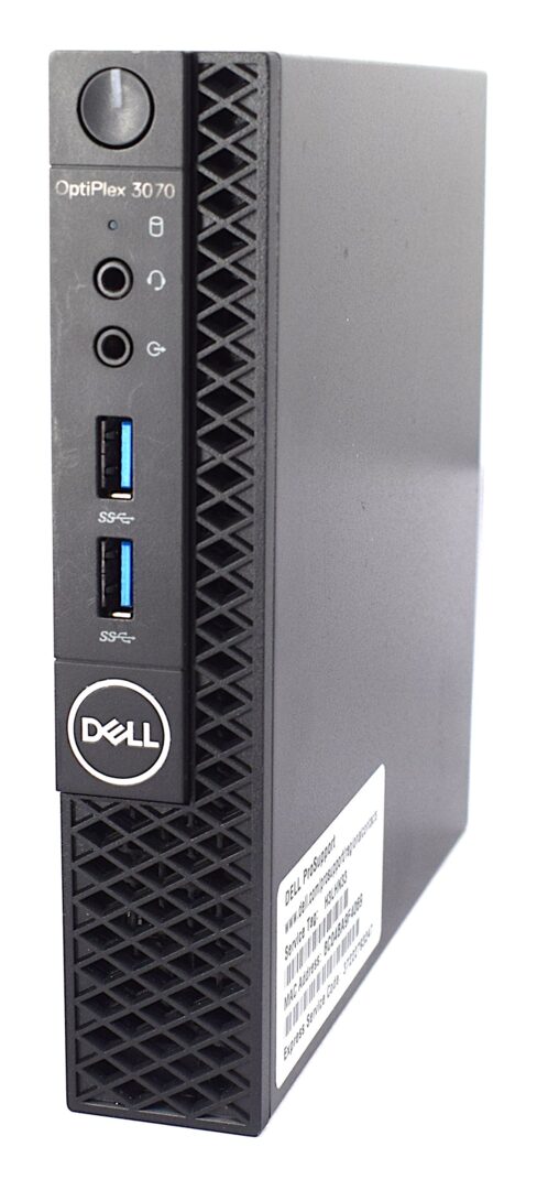 Refurbished Dell OptiPlex 3070 Micro – Intel Core i5 8th Gen · 8GB RAM · 256GB SSD · Windows 11 Pro